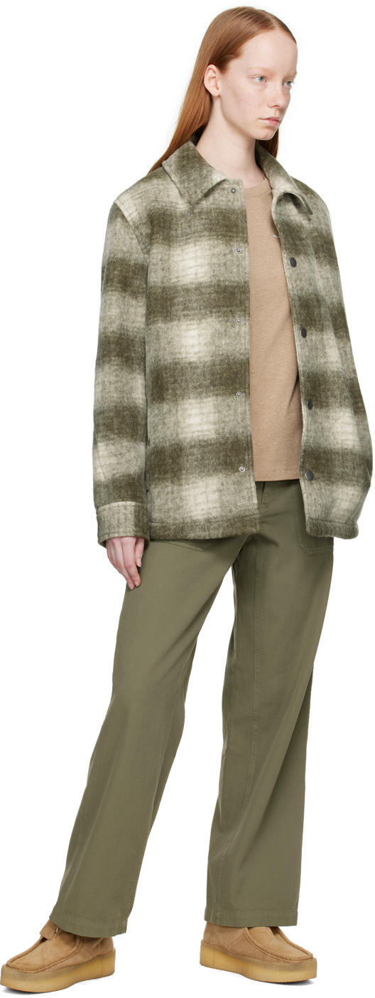 Apc Khaki New Alan Jacket In Jaa Kaki