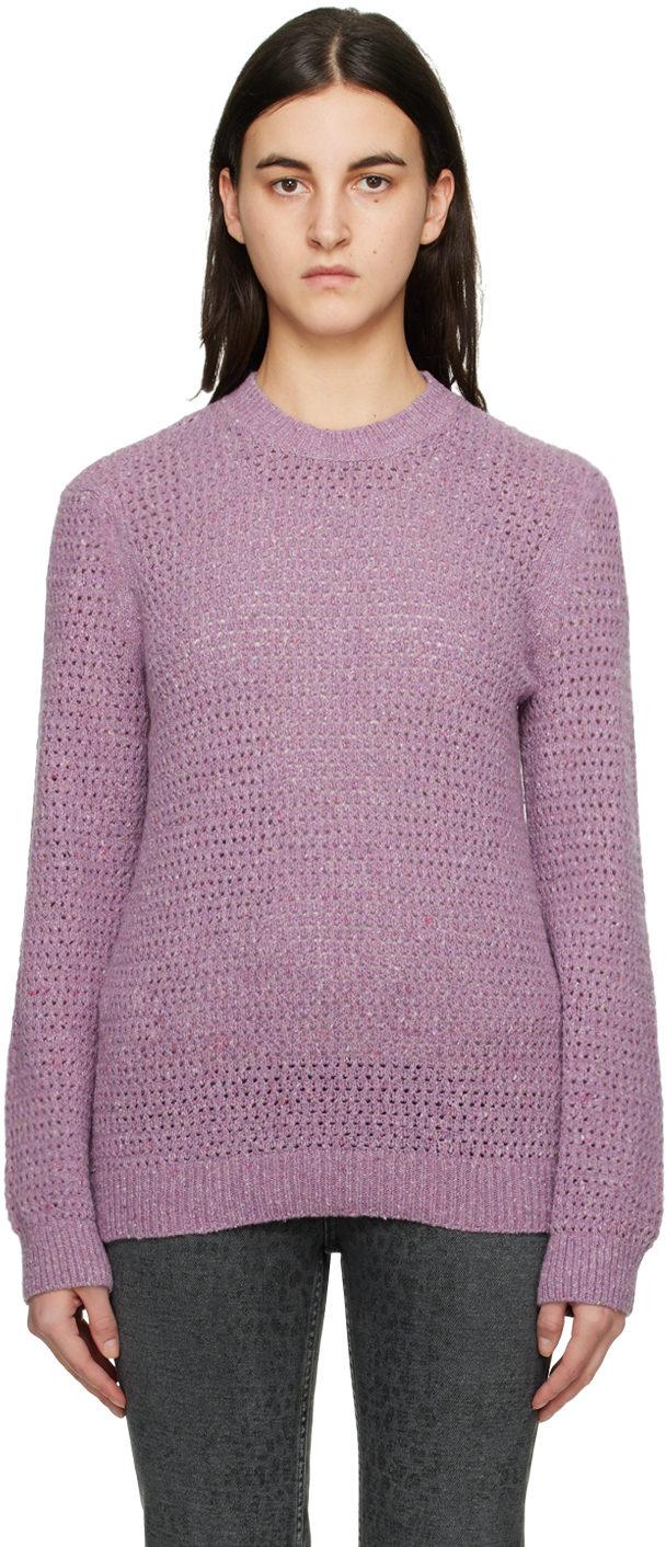Apc Emily Wool And Cotton Sweater In Had Lilac