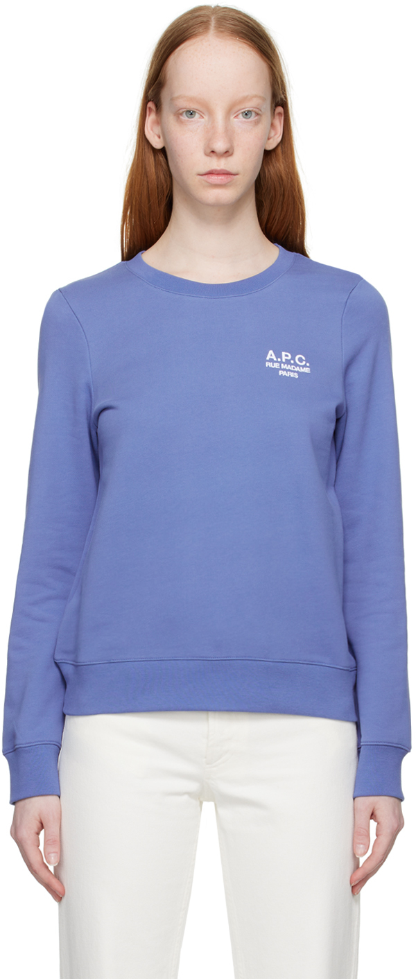 A.P.C.: Blue Skye Sweatshirt | SSENSE