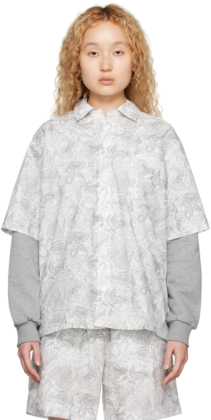 A.P.C.: White Ellie Shirt | SSENSE
