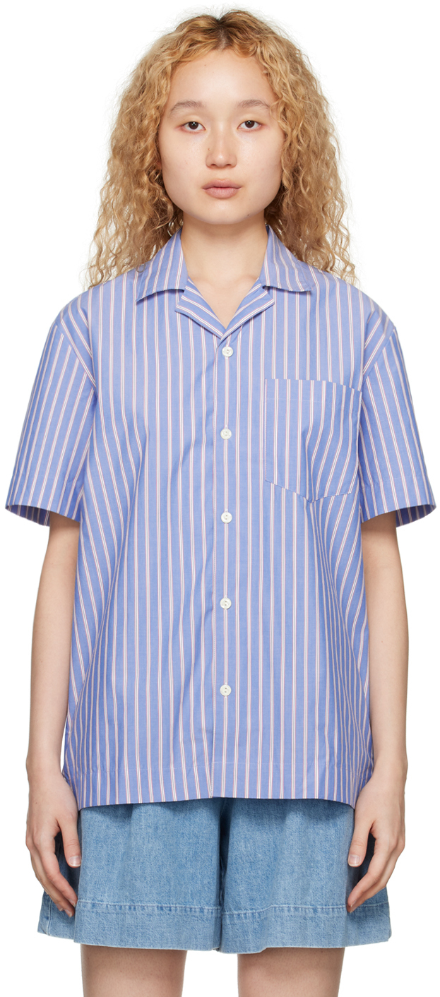 A.P.C.: Blue Edd Shirt | SSENSE