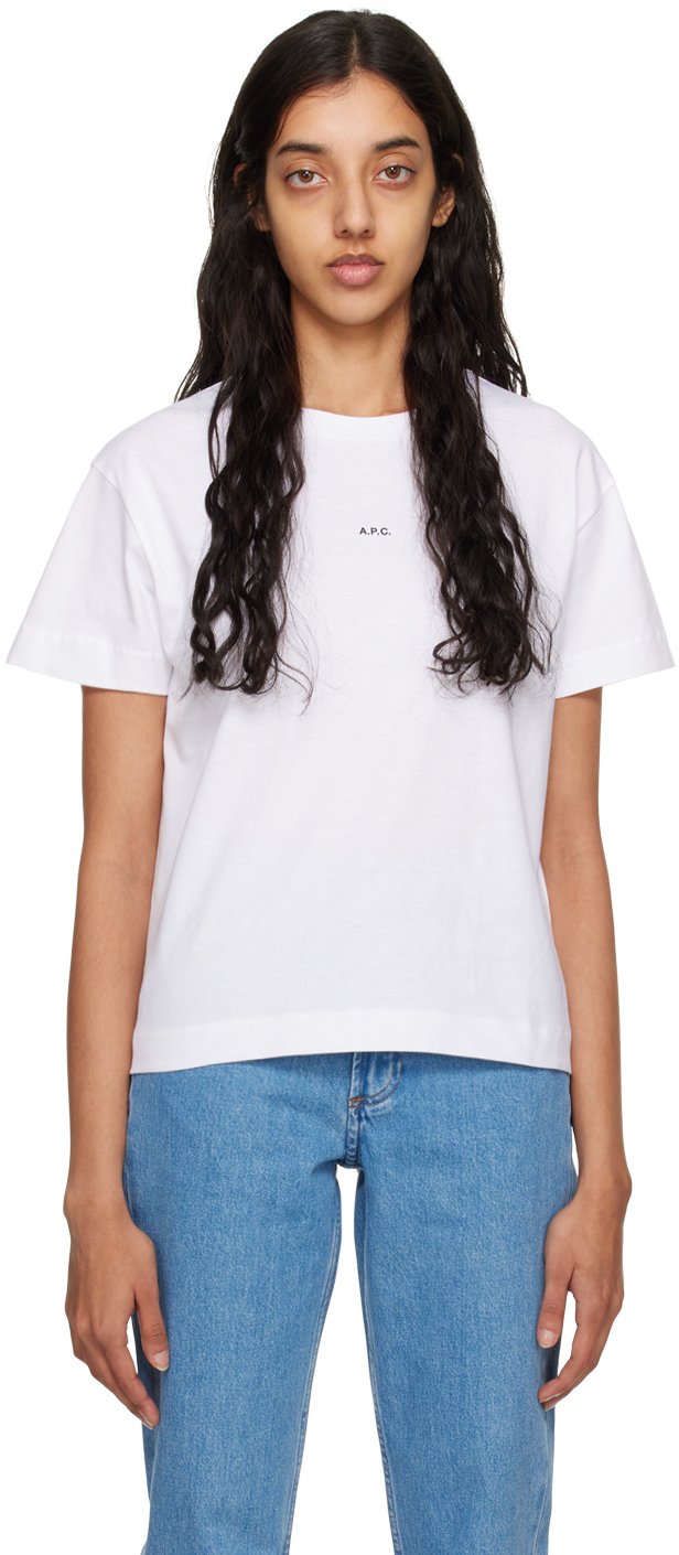 A.P.C. White Jade T-Shirt