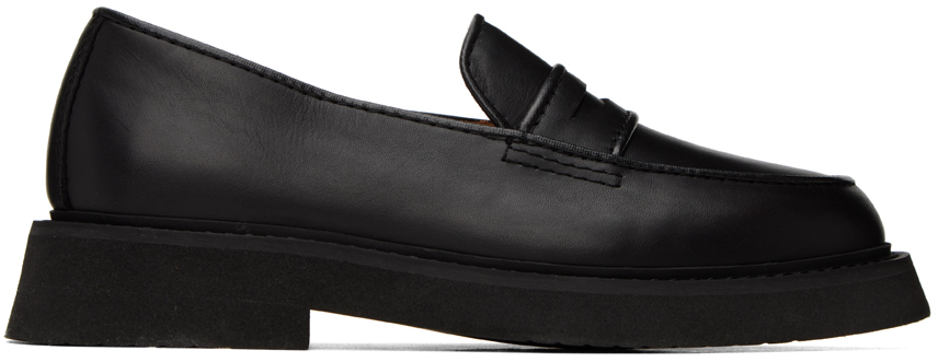 Apc Black Gael Loafers In Lzz Black
