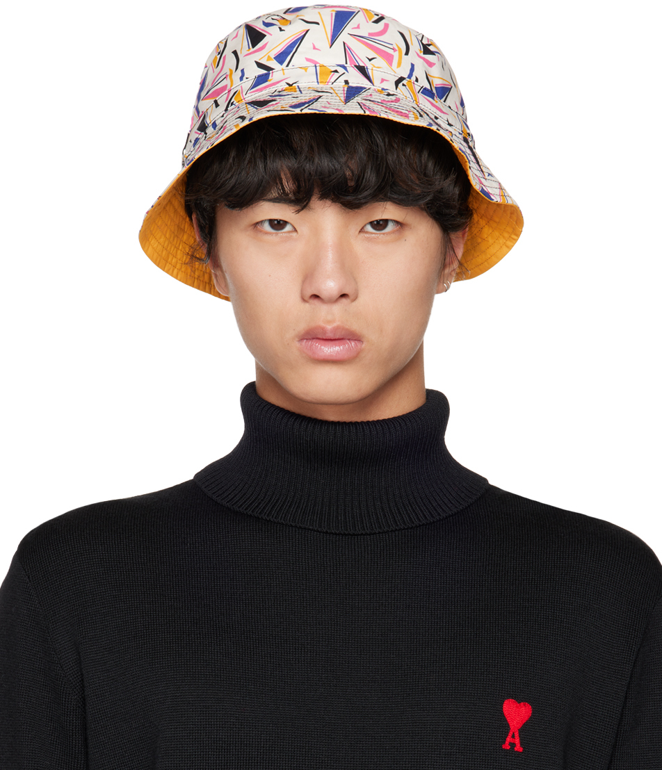 A.p.c. Off-white Reversible Mark Bucket Hat
