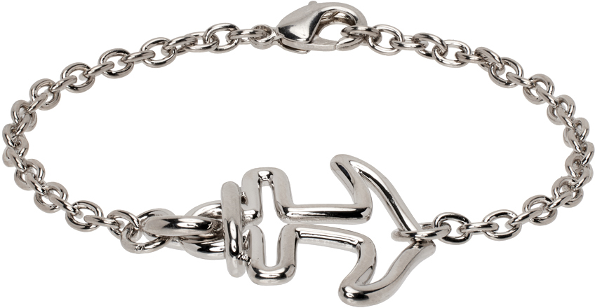 Apc Silver Ancre Bracelet