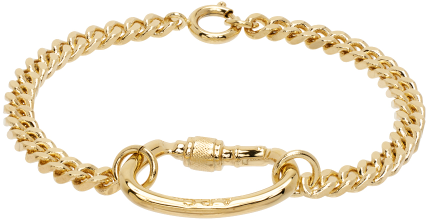 A.P.C. Gold Lock Bracelet