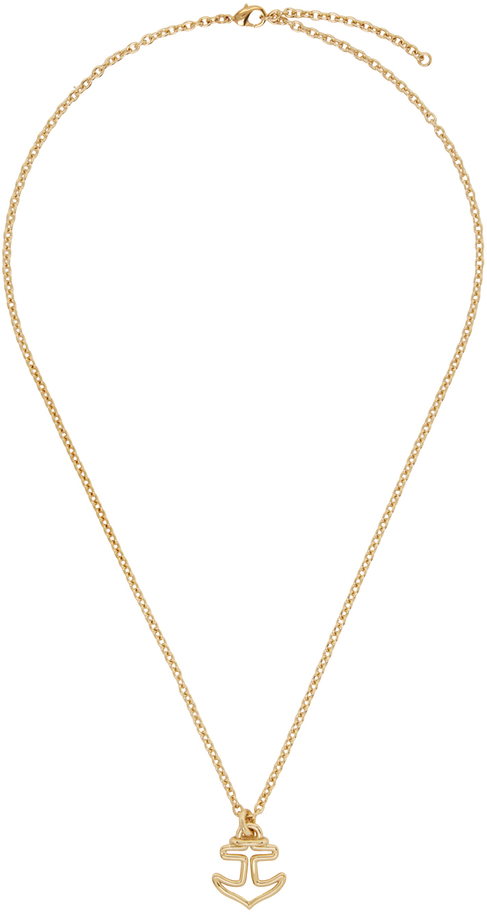 Apc Gold Ancre Necklace In Raa Or