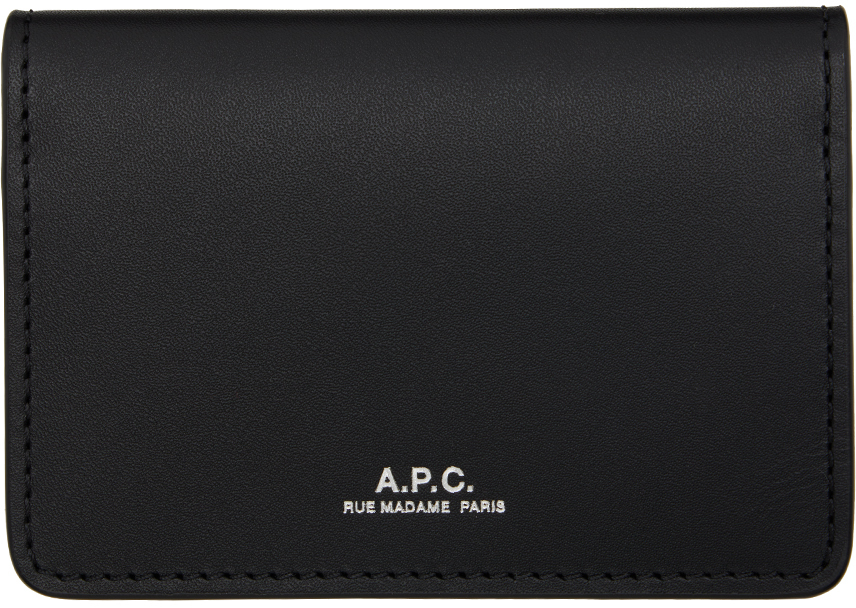 Apc Black Stefan Card Holder In Lzz Black