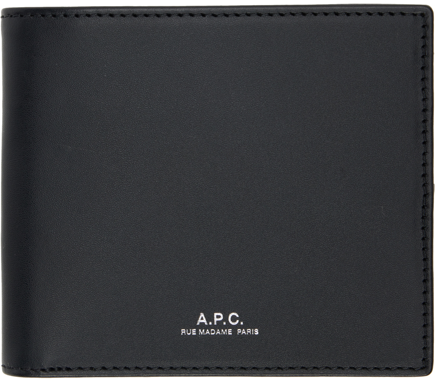 Apc Black Bifold Wallet In Lzz Black