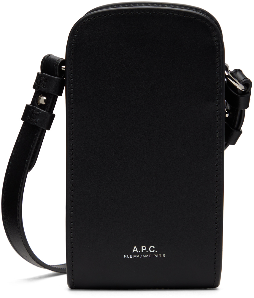 A.P.C.: Black Crossbody Bag | SSENSE