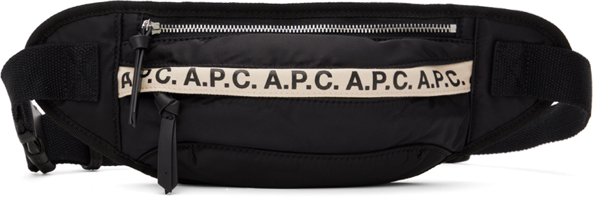 Apc Black Mini Repeat Bum Bag In Lzz Black