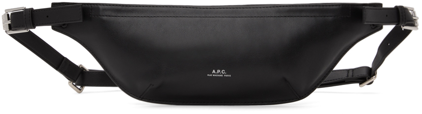 A.P.C.: Black Nino Belt Bag | SSENSE Canada