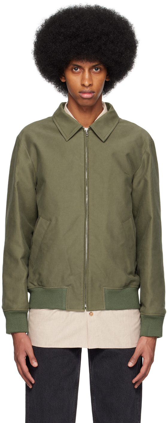 A.p.c. Blouson Gilles Jacket In Green