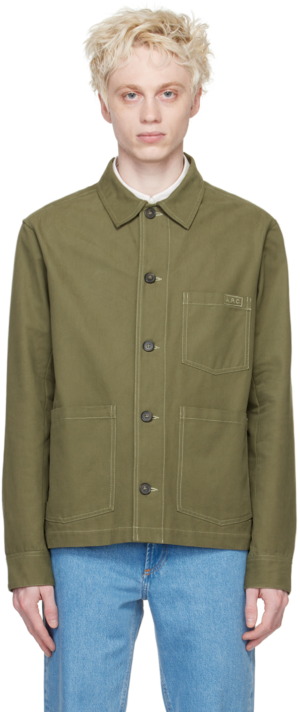 Khaki Chico Jacket by A.P.C. on Sale