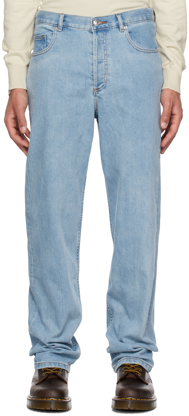 A.P.C.: Indigo Fairfax Jeans | SSENSE