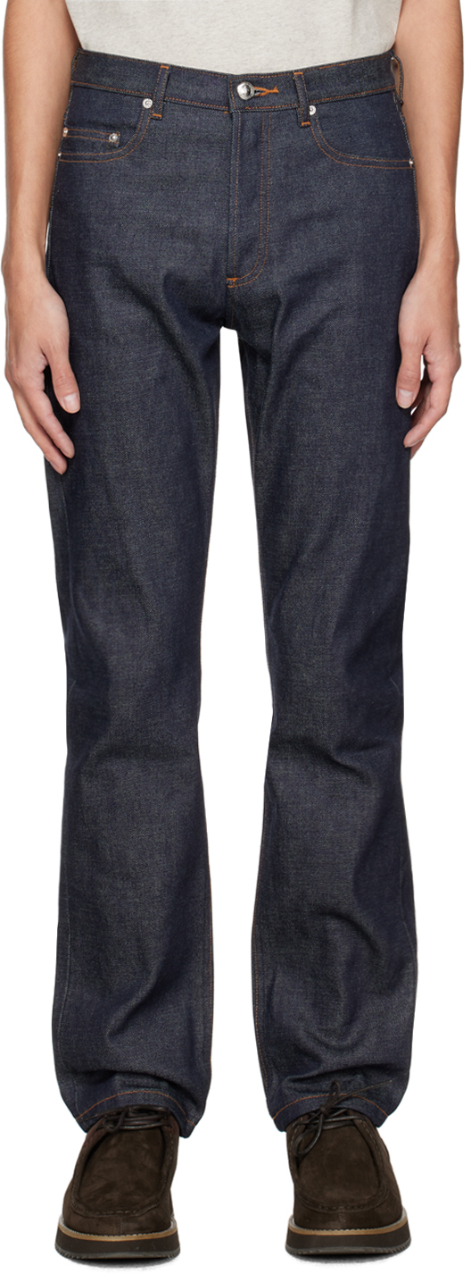 Indigo Standard Selvedge Jeans by A.P.C. on Sale
