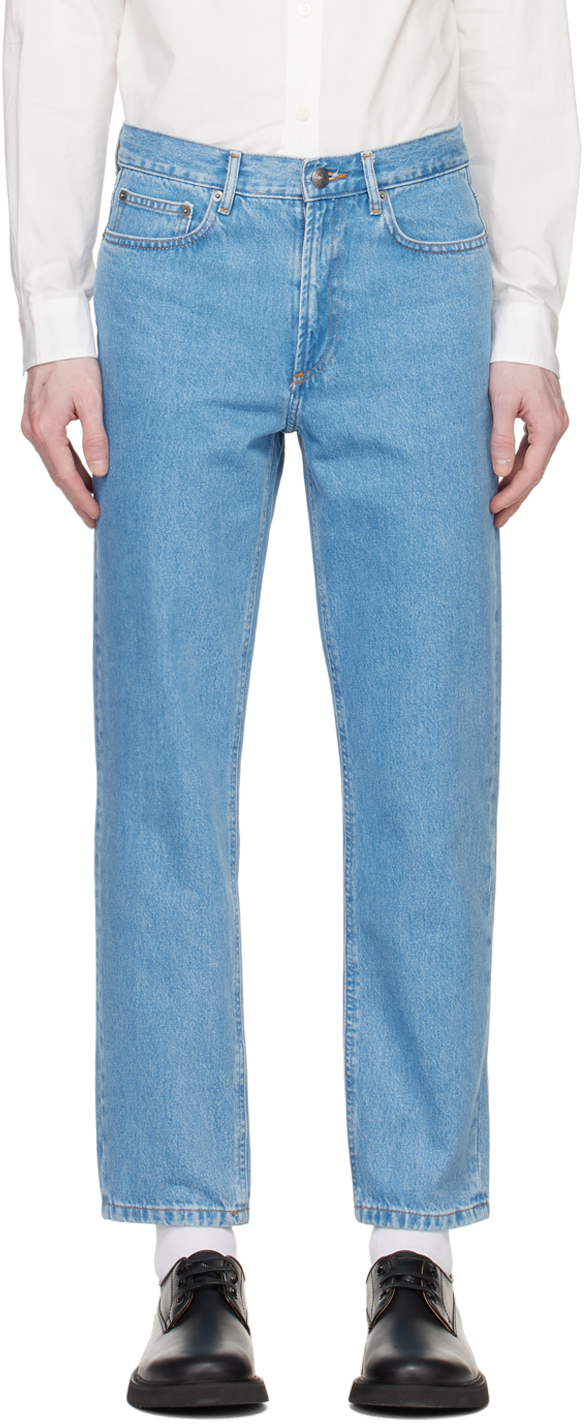 A.P.C.: Blue Martin Jeans | SSENSE