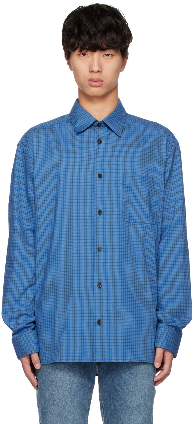 Blue Malo Shirt by A.P.C. on Sale