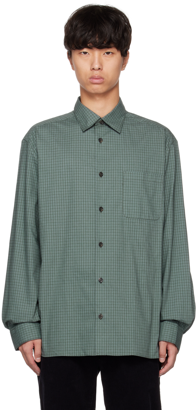 A.P.C.: Green Malo Shirt | SSENSE Canada