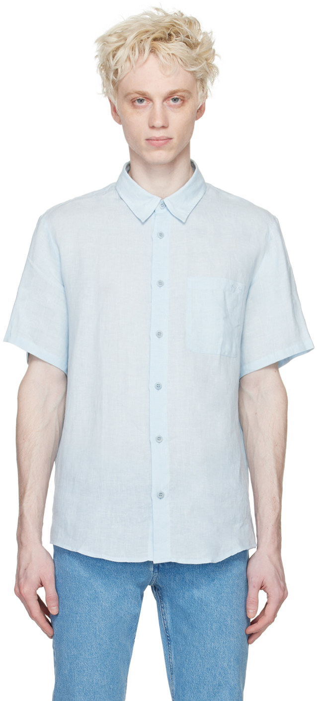 A.P.C.: Blue Bellini Shirt | SSENSE