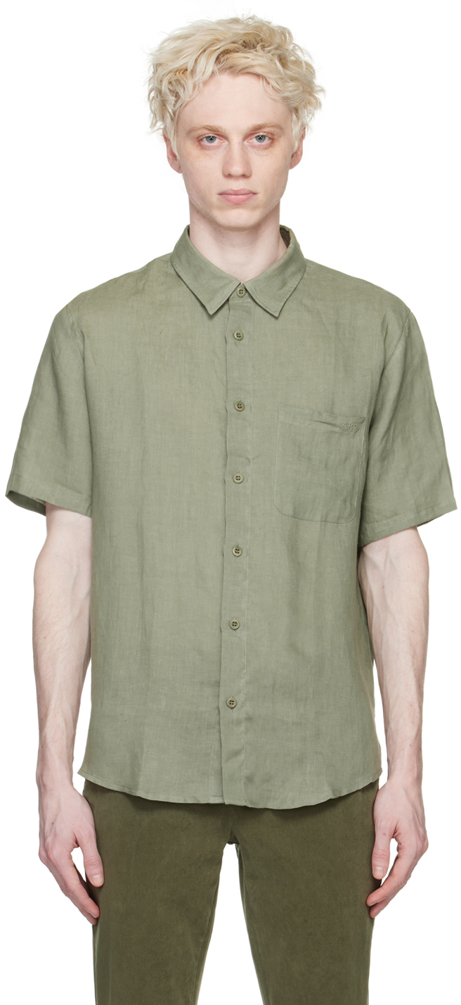 Green Bellini Shirt by A.P.C. on Sale