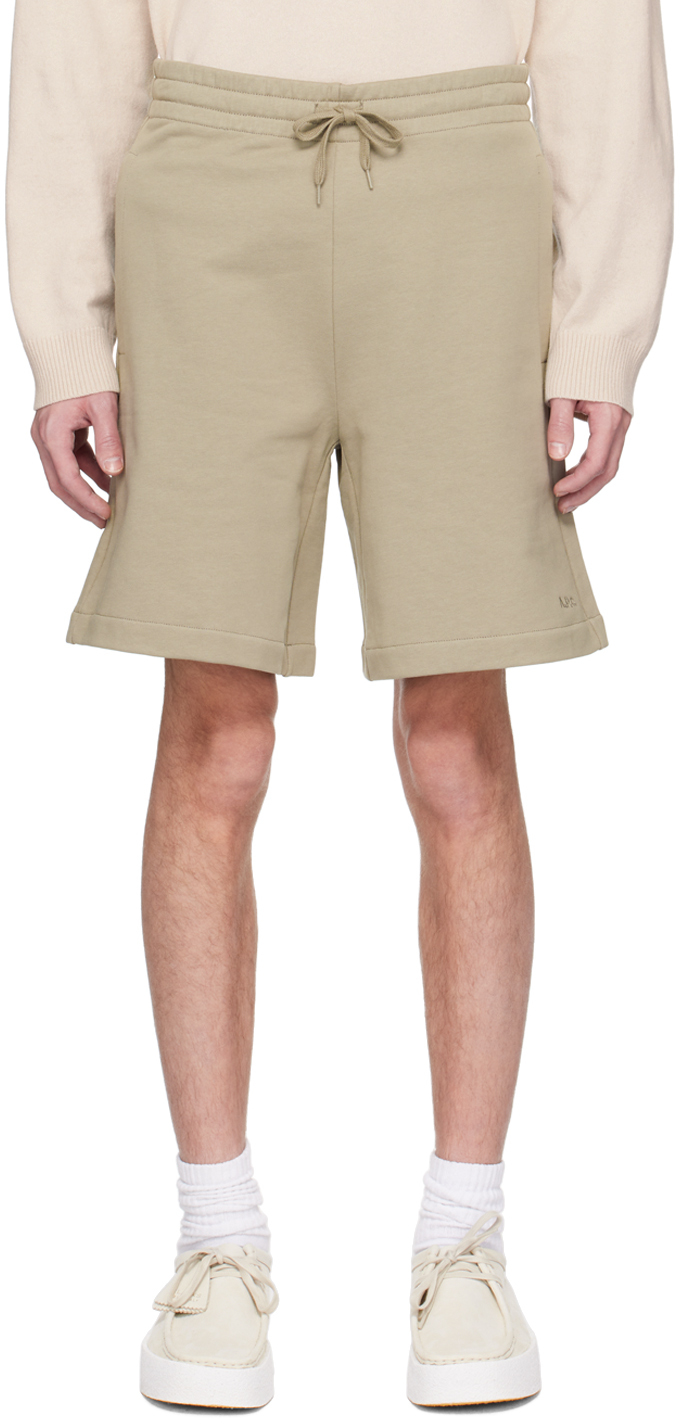 Apc Khaki Colorado Shorts In Jab Light Khaki