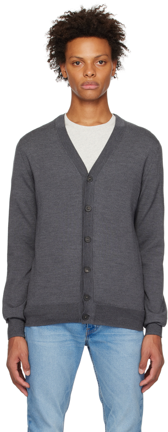 Gray Samuel Cardigan by A.P.C. on Sale