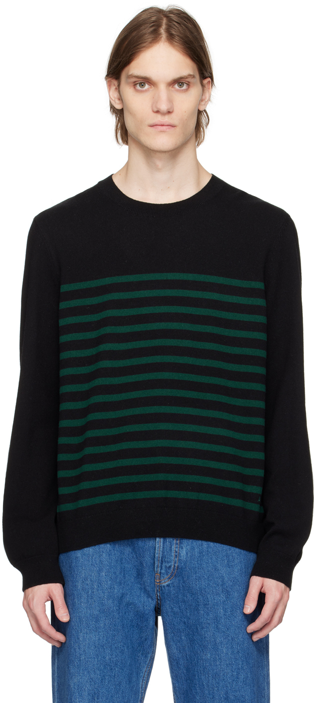 Apc Black Matthew Sweater In Lzz Black