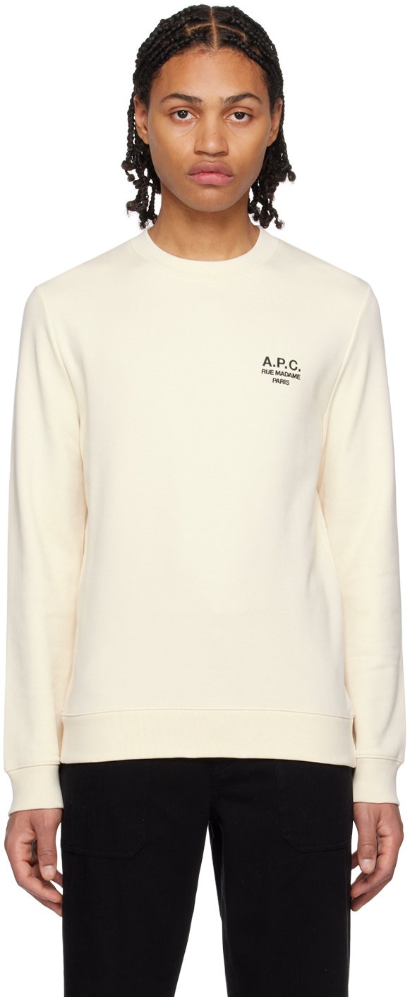 A.P.C.: Off-White Rider Sweatshirt | SSENSE
