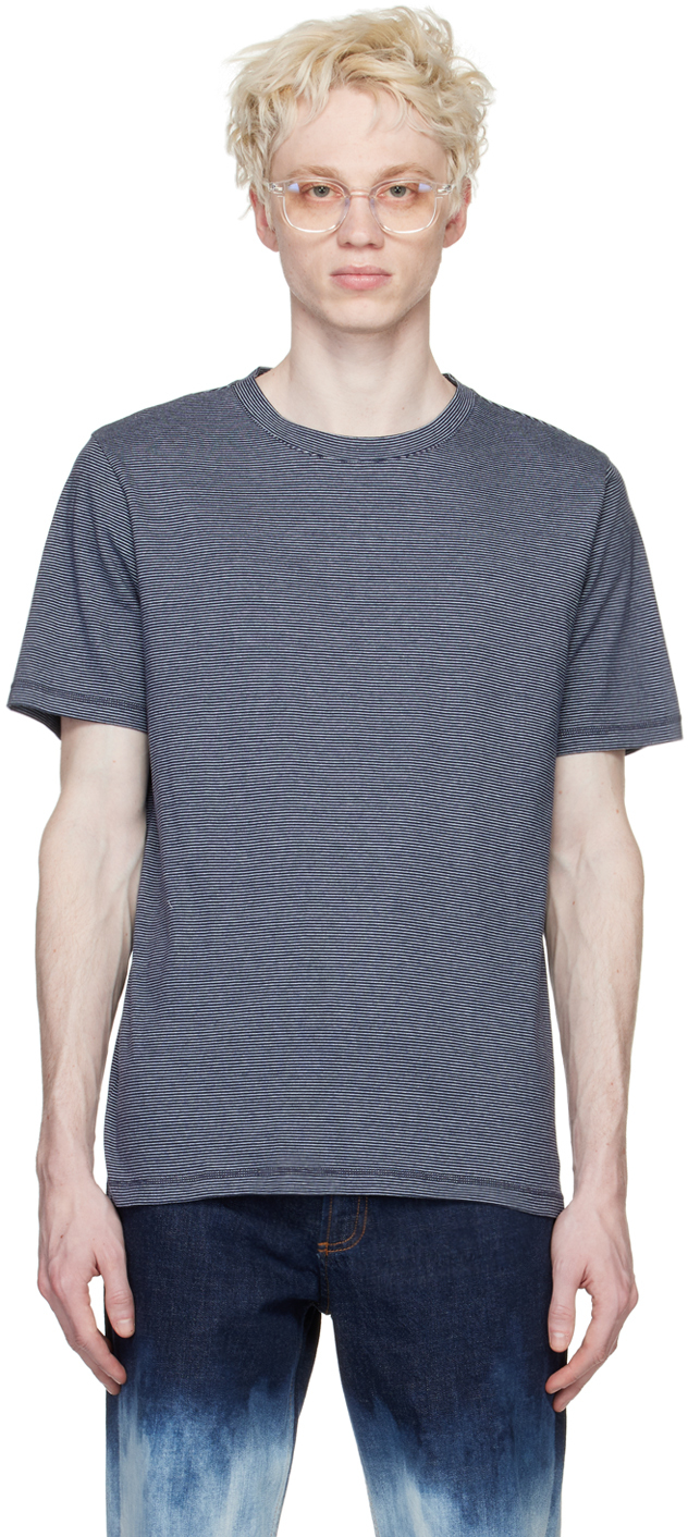 A.P.C.: Navy Aymeric T-Shirt | SSENSE