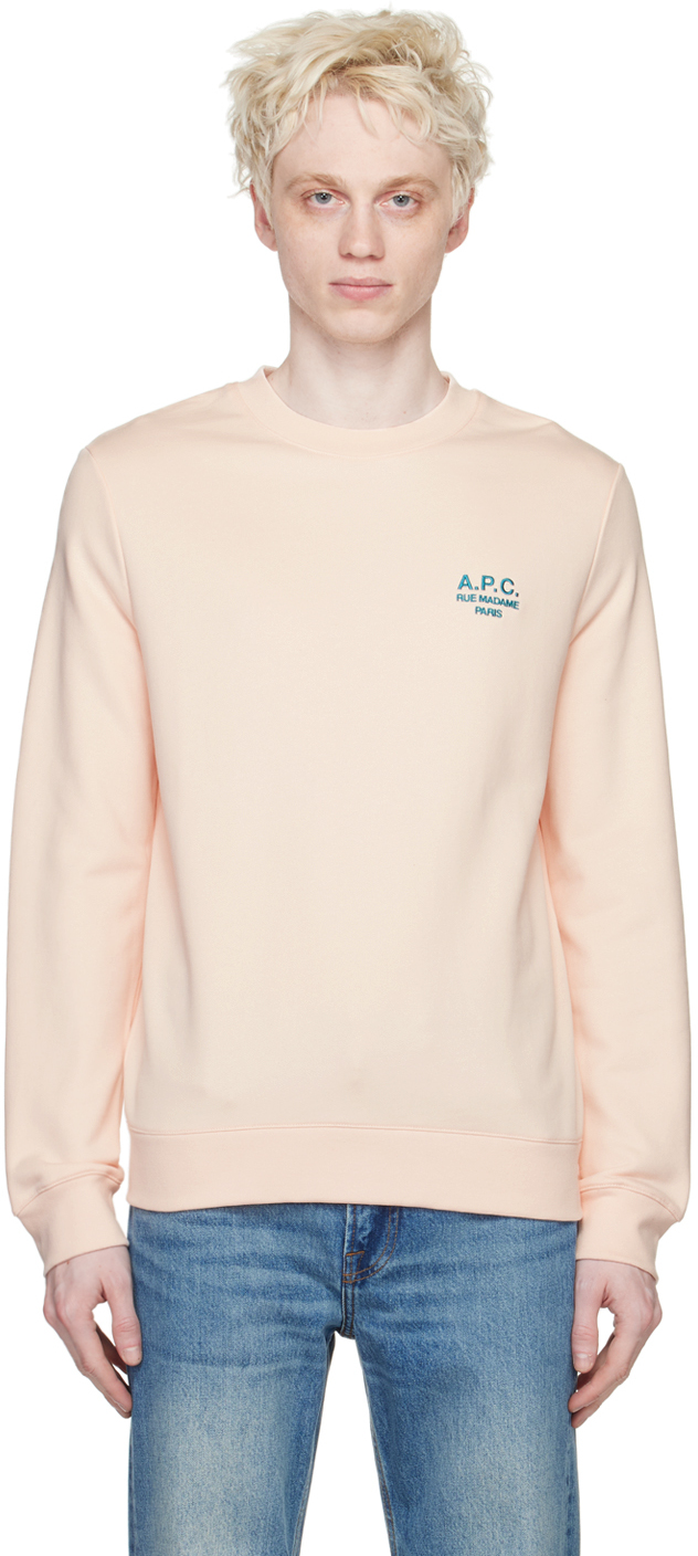 A.P.C.: Pink Rider Sweatshirt | SSENSE