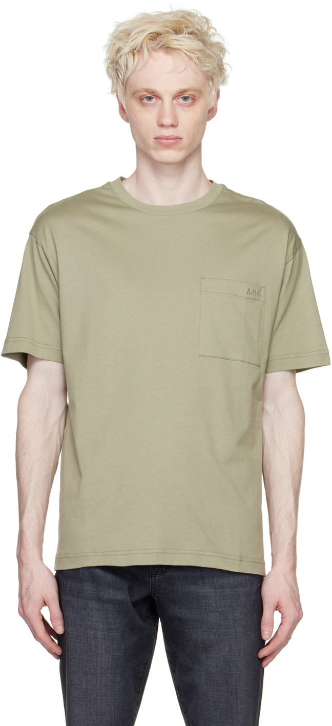 A.P.C. Khaki Dmitri T-Shirt