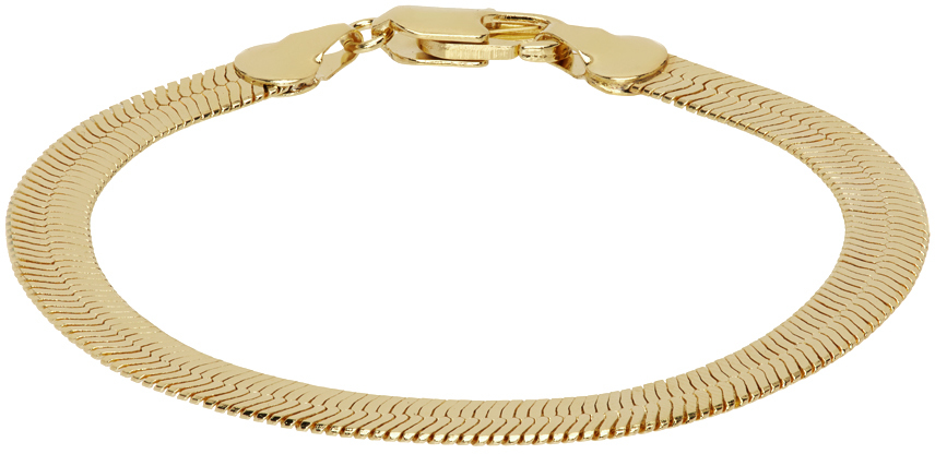 Ssense Fille Accessoires Bijoux Bracelets Enfant Bracelet Peggy Chérie doré et mauve à perles exclusif à SSENSE 