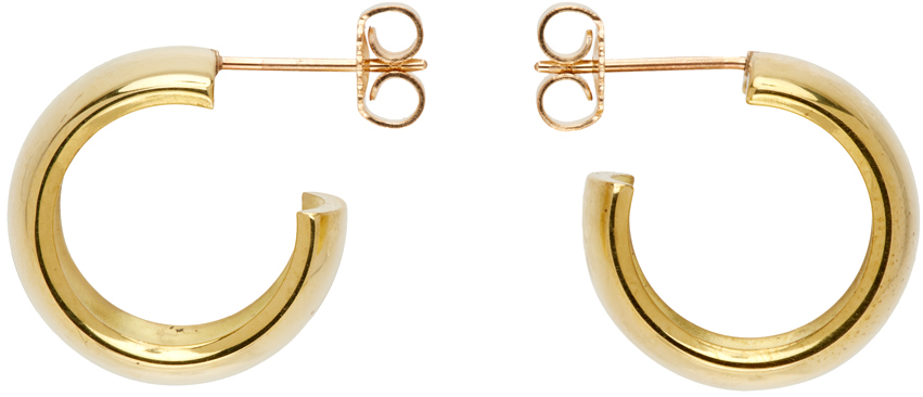 Laura Lombardi Gold Luna Earrings
