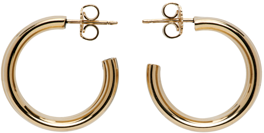 Laura Lombardi: Gold Mini Grazia Earrings | SSENSE UK