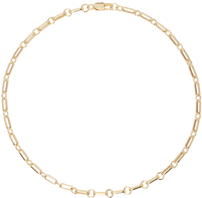 Boucle doreille doré et blanc à ornement en chaîne Ssense Femme Accessoires Bijoux Bracelets 