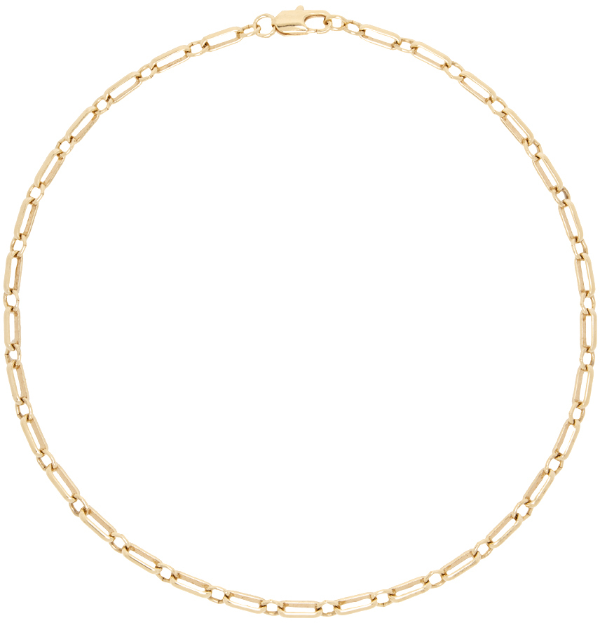 Laura Lombardi Gold Bar Chain Necklace