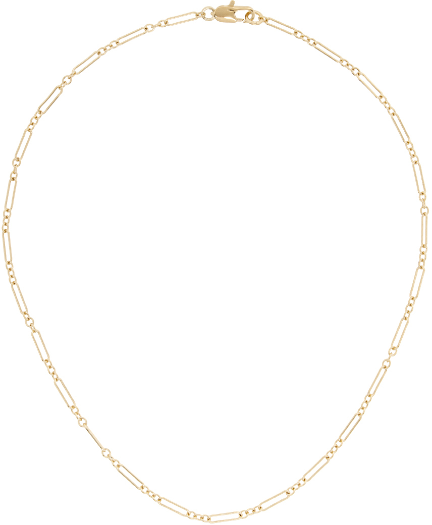 Laura Lombardi Gold Classic Link Chain Necklace