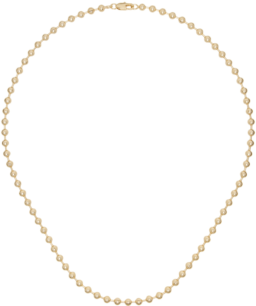 Gold Ball Chain Necklace