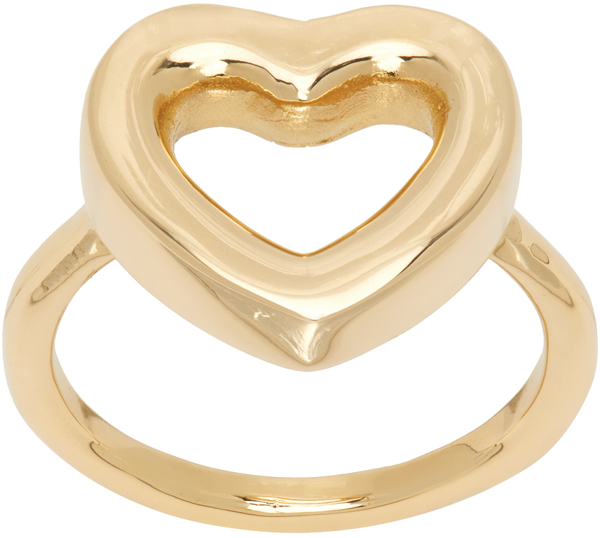 Gold Heart Ring Ssense Donna Accessori Gioielli Anelli 