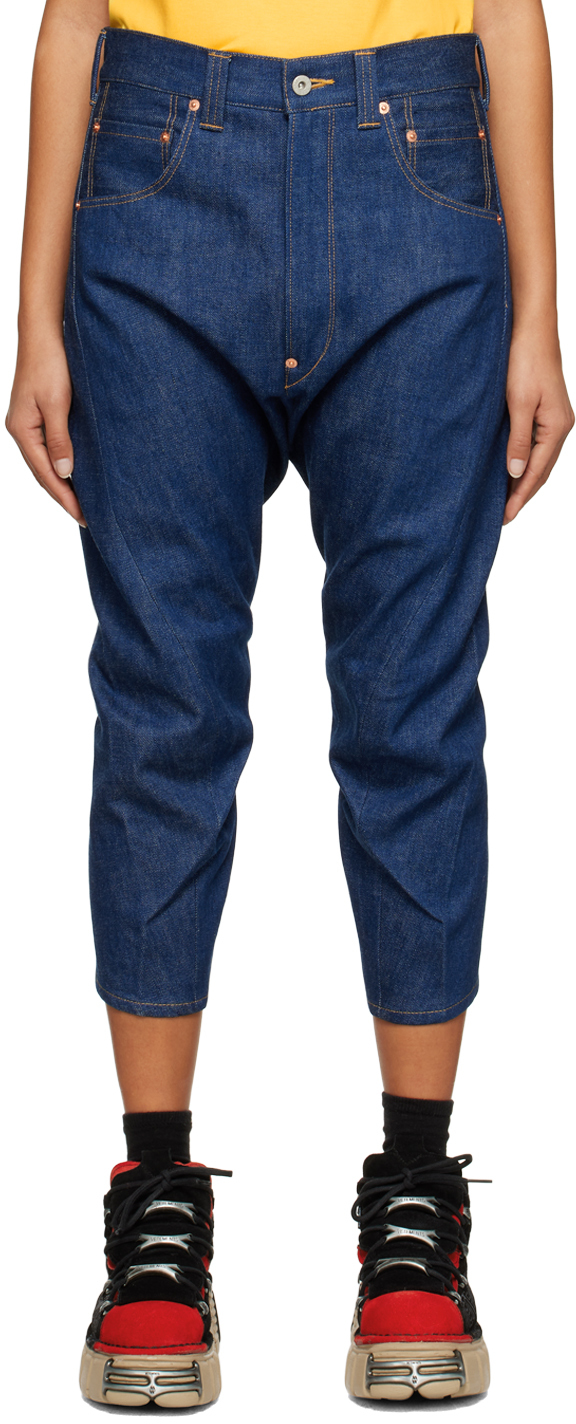 Junya Watanabe: Blue Levi's Edition Jeans | SSENSE Canada