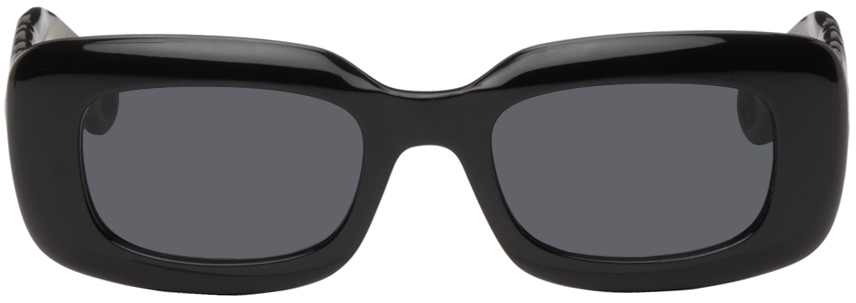 Lanvin Black Rectangular Sunglasses