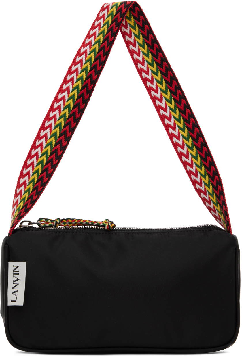 Lanvin Black Curb Shoulder Bag