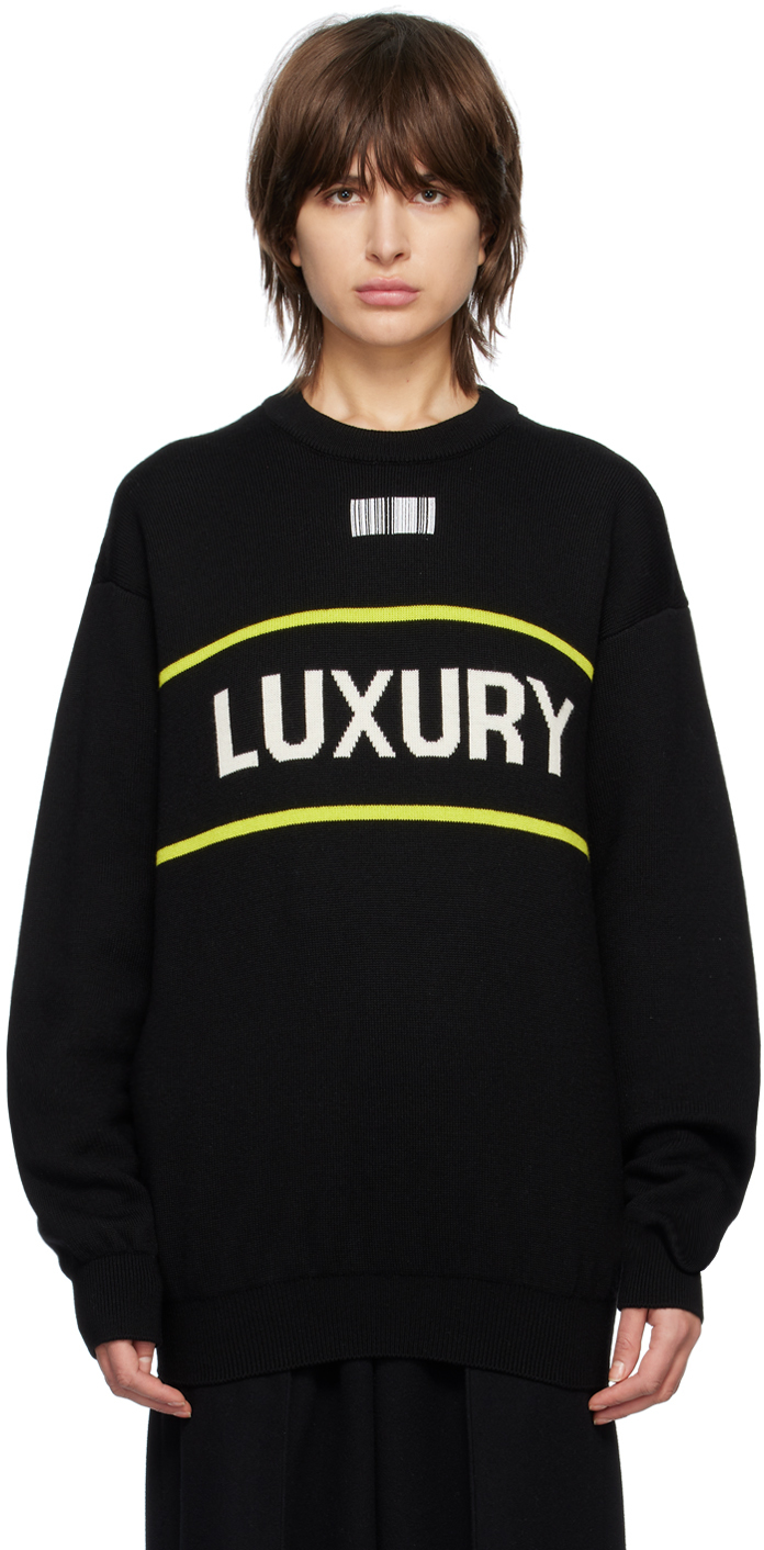 Black 'Luxury' Sweater by VTMNTS on Sale