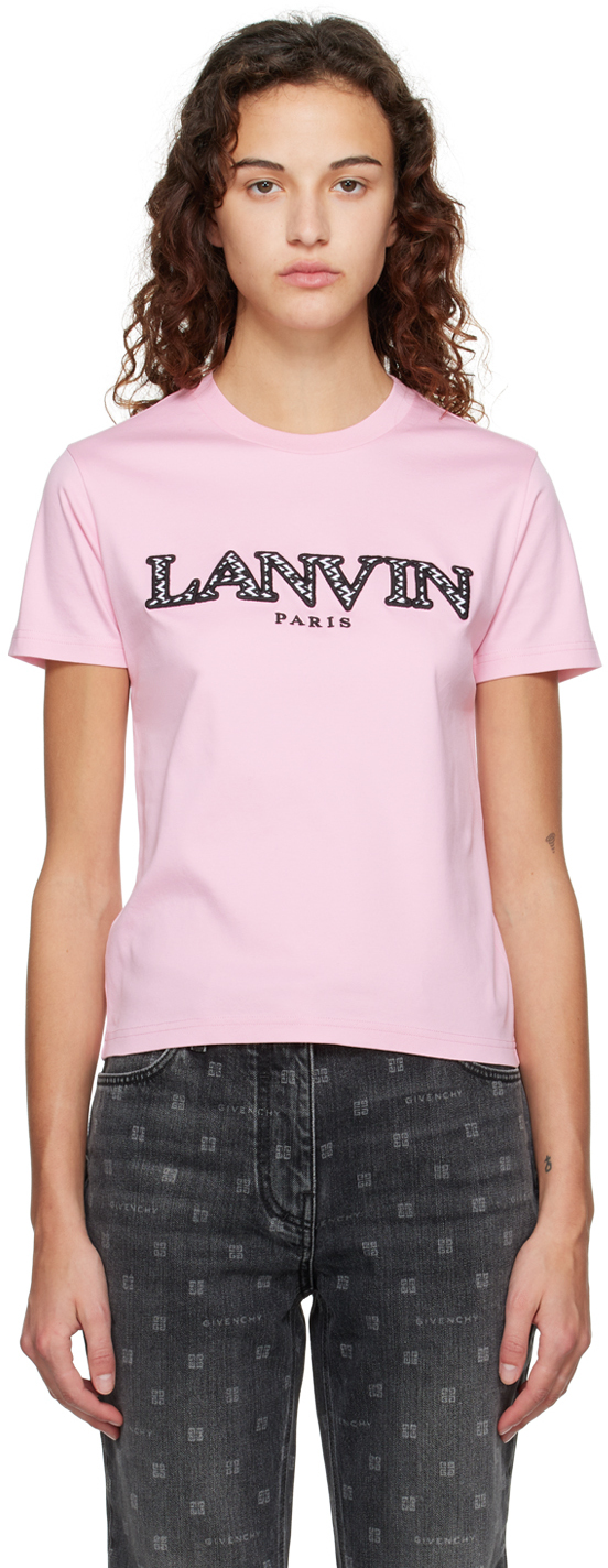 Lanvin: Pink Curb T-Shirt | SSENSE