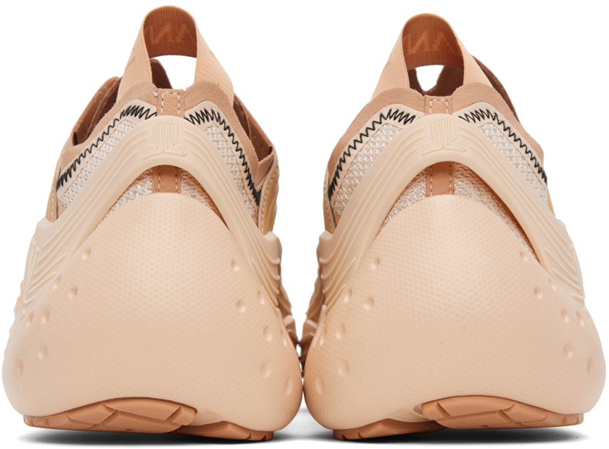 Lanvin Flash-x Low-top Sneakers In 57 Nude