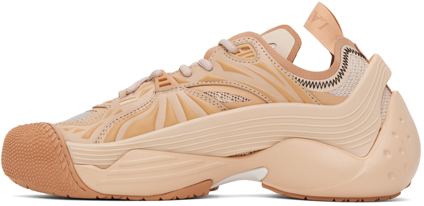 Lanvin Flash-x Low-top Sneakers In 57 Nude