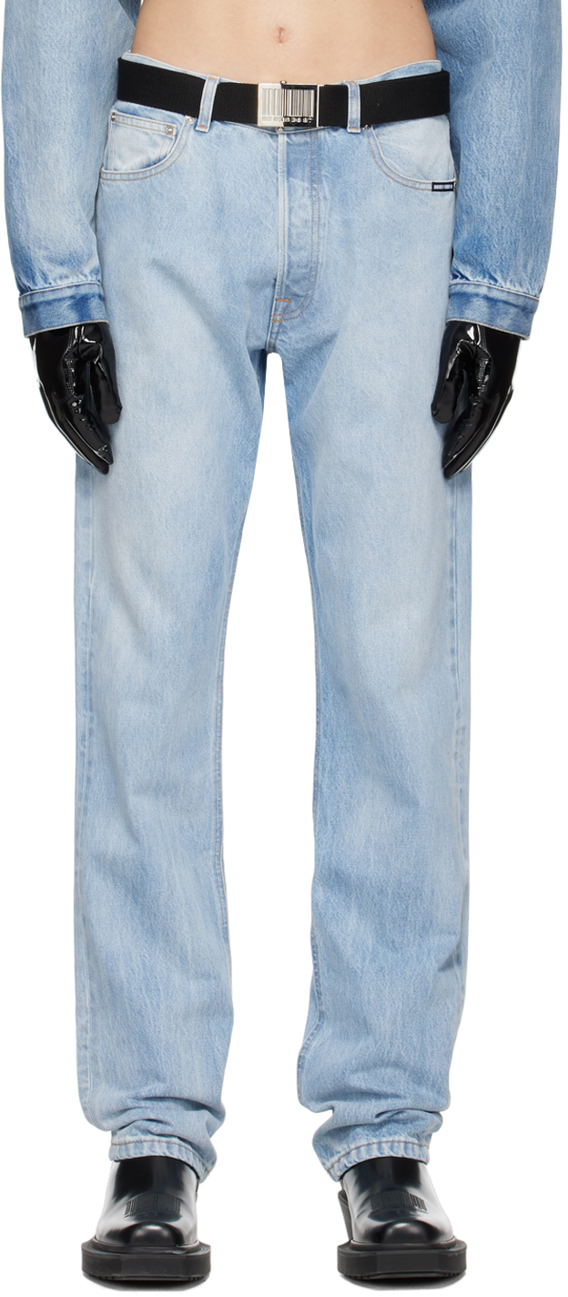 VTMNTS BLUE FADED JEANS