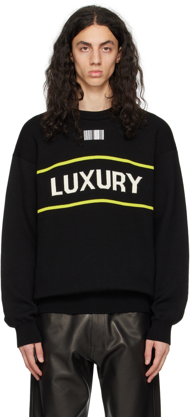 Vtmnts Black 'luxury' Sweater