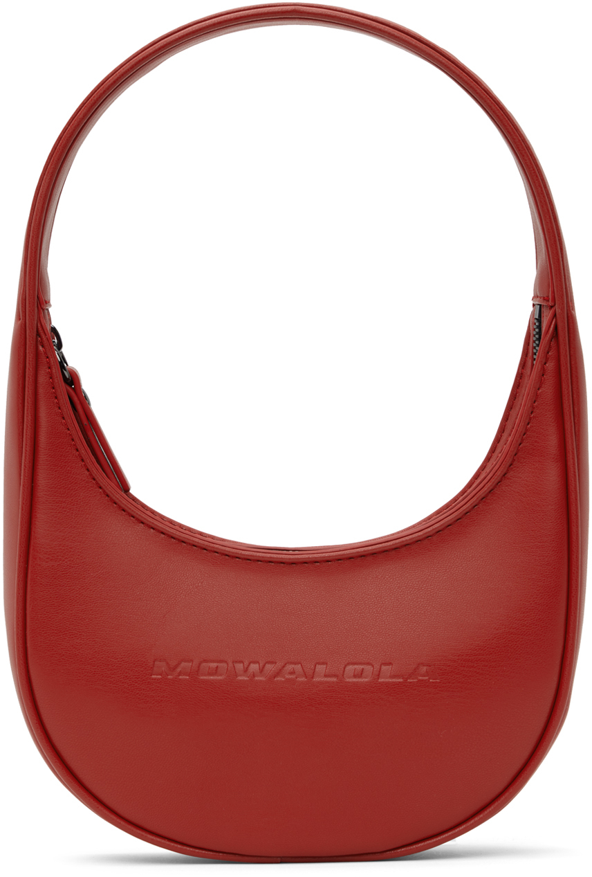 Mowalola Red Medium Bundle Bag SSENSE Canada